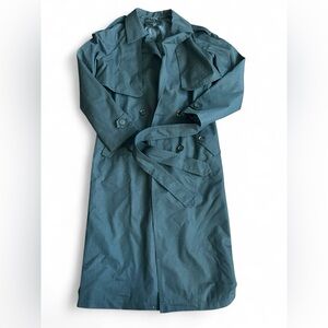 Banana Republic Women’s Classic Trench Coat Black Water Resistant Size XS